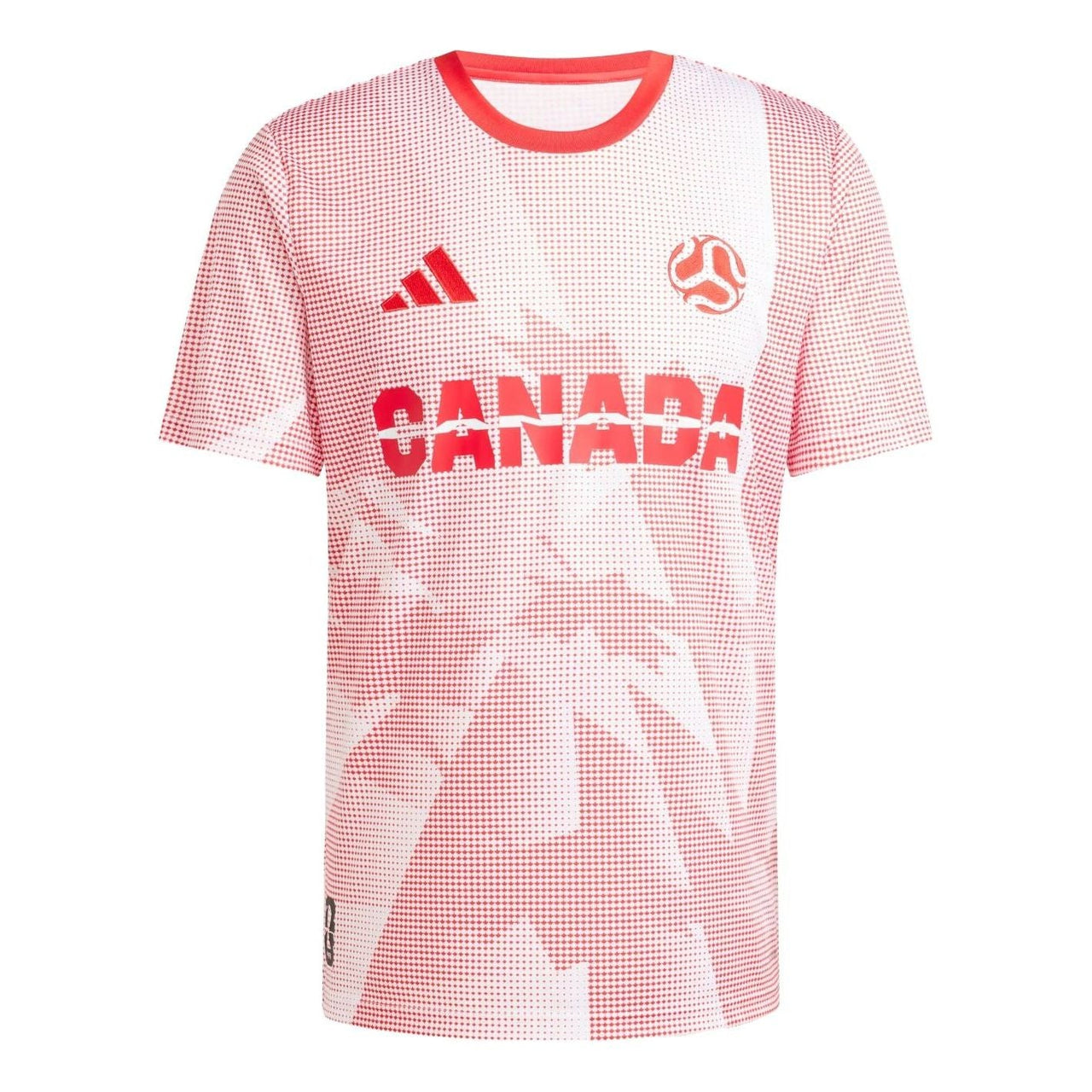 adidas Canada Jersey 'White Vivid Red' JI7636