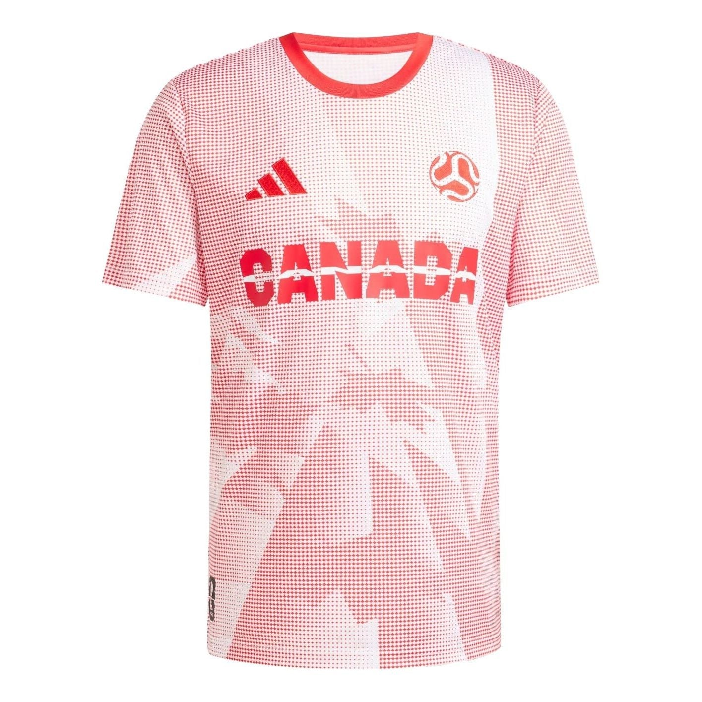adidas Canada Jersey 'White Vivid Red' JI7636