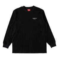 Supreme Rope Stripe LS Top FW 18 'Black' SU5838