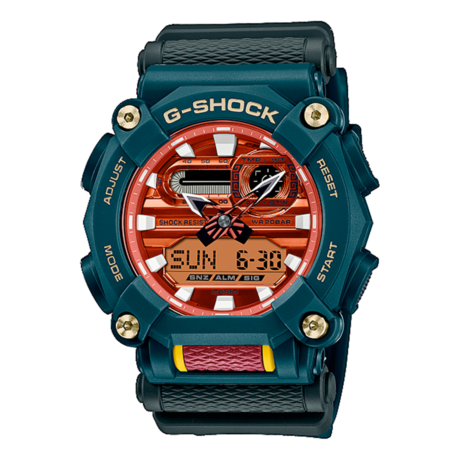 CASIO G-Shock Analog-Digital 'Green' GA-900DBR-3APFLD