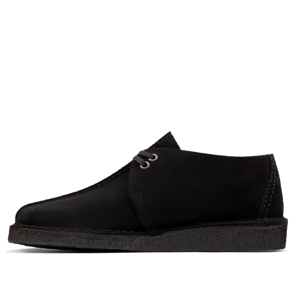 (WMNS) Clarks Desert Trek 'Black Suede' 26165566
