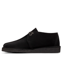(WMNS) Clarks Desert Trek 'Black Suede' 26165566