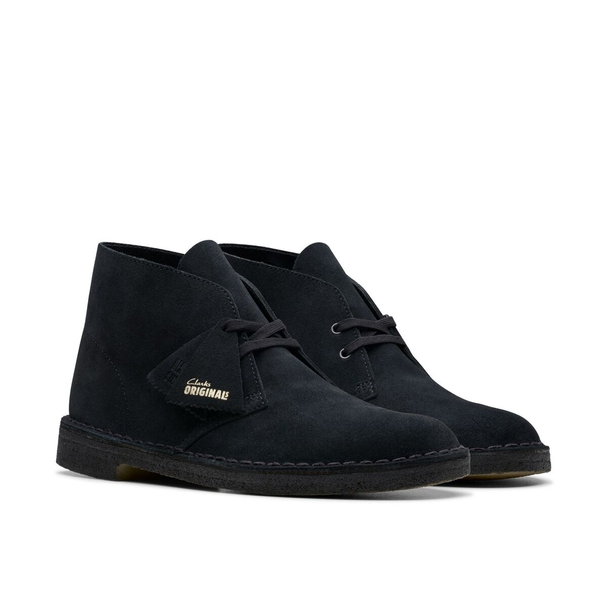 Clarks Desert Boots Suede 'Black' 26155480