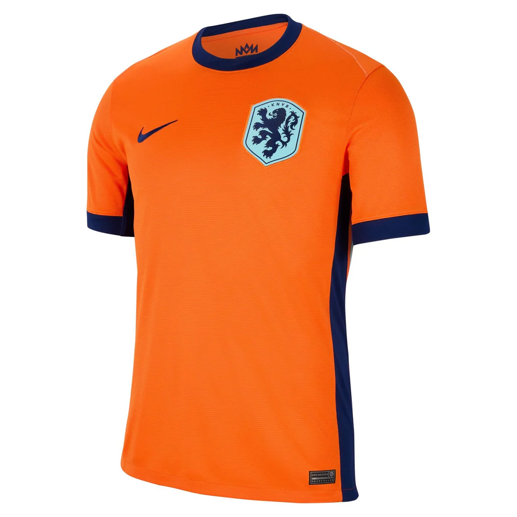 Nike Netherlands 24/25 Stadium Home Replica Soccer Jersey 'Orange' FJ4276-819