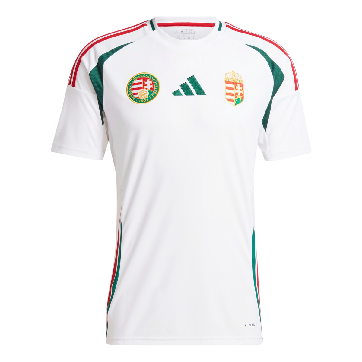 adidas Hungary 24 Away Soccer Jersey Asia Sizing 'White' IQ2392