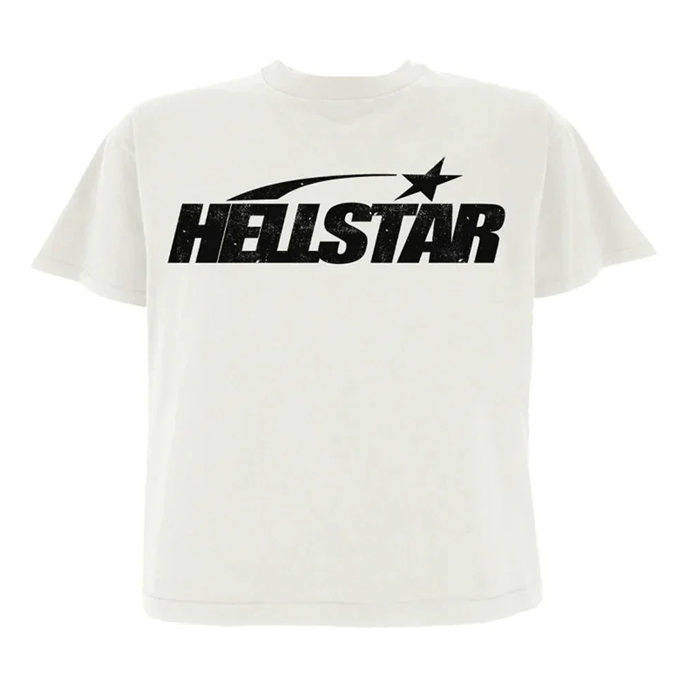 Hellstar Classic Logo T-Shirt 'White Black' HSCLW713