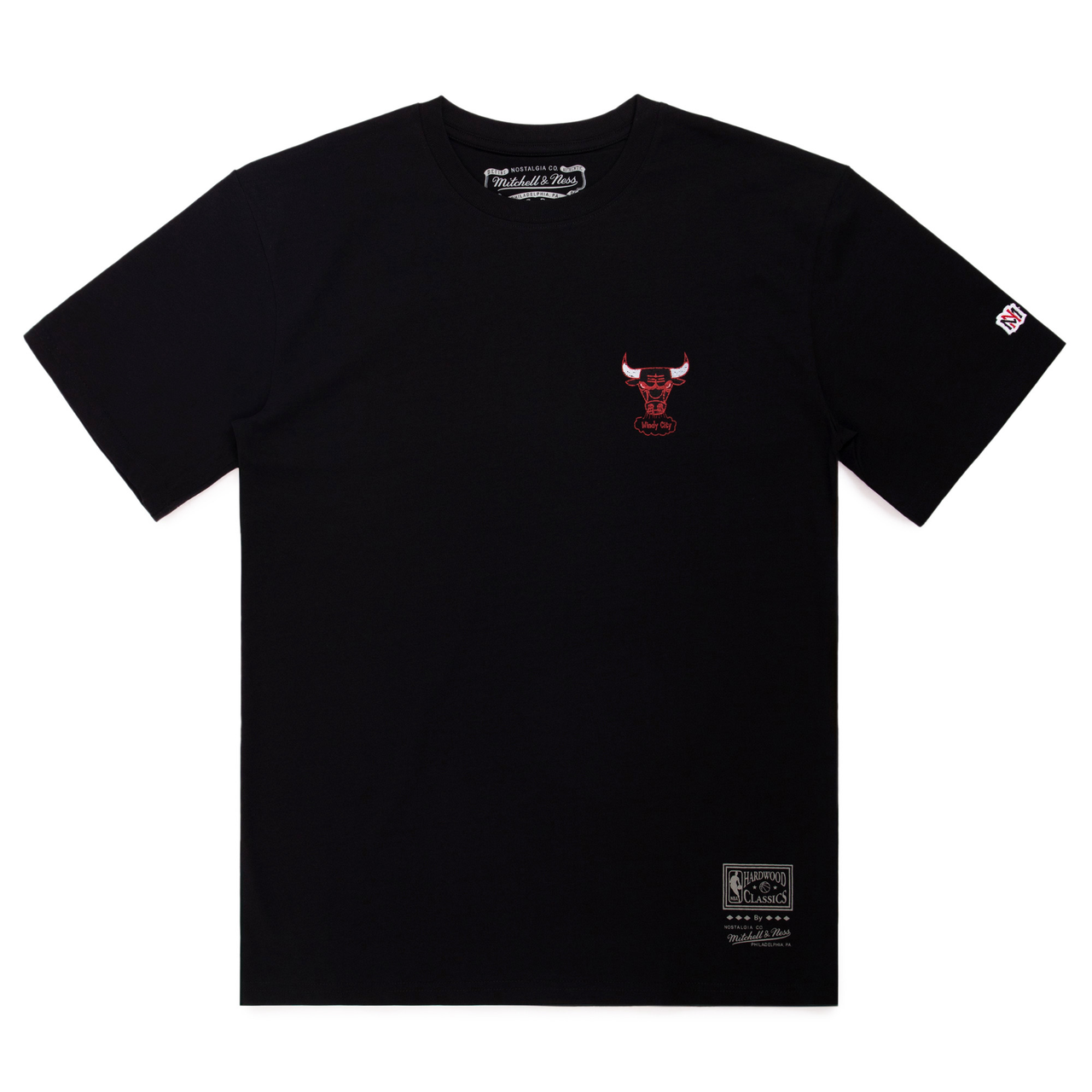 Mitchell & Ness NBA Big Box Chicago Bulls T-Shirt 'Black' MNTS041CB