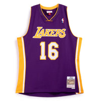 Mitchell & Ness NBA Swingman Los Angeles Lakers 09/10 Basketball Jersey 'Pau Gasol' JY8637-LALPURP