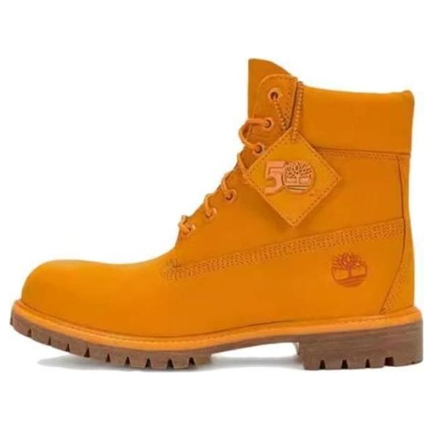 Timberland 50th Anniversary Edition Premium 6 Inch Waterproof Boot 'Medium Orange Nubuck' A5VJN
