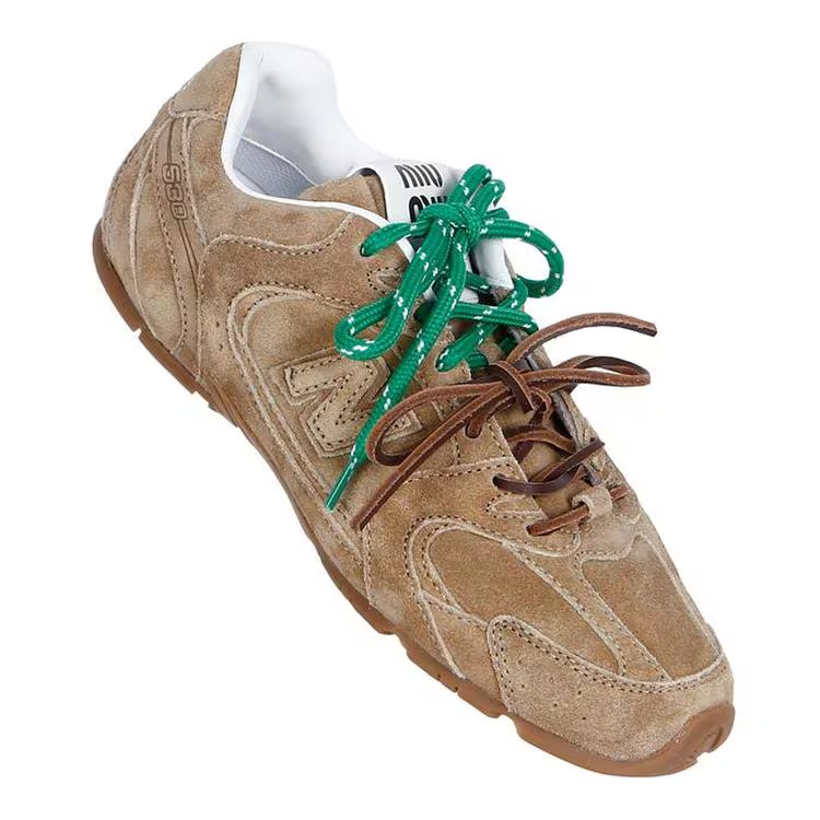 (WMNS) New Balance 530 x Miu Miu Suede Mesh 'Ecru' 5E165E-Z5O-F0379