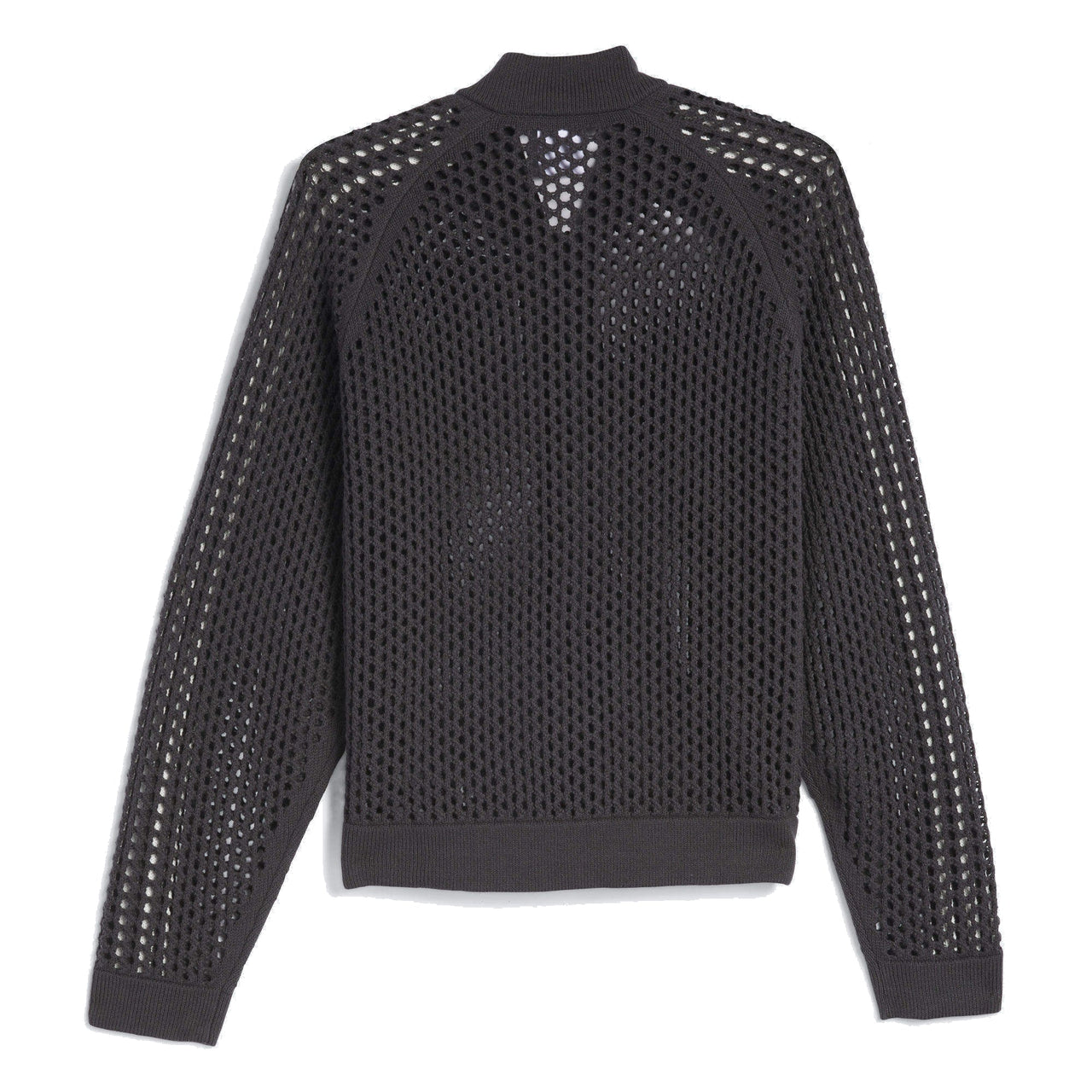 adidas x CLOT FW24 Crochet Track Jacket Asia Sizing 'Black Carbon' JF4267
