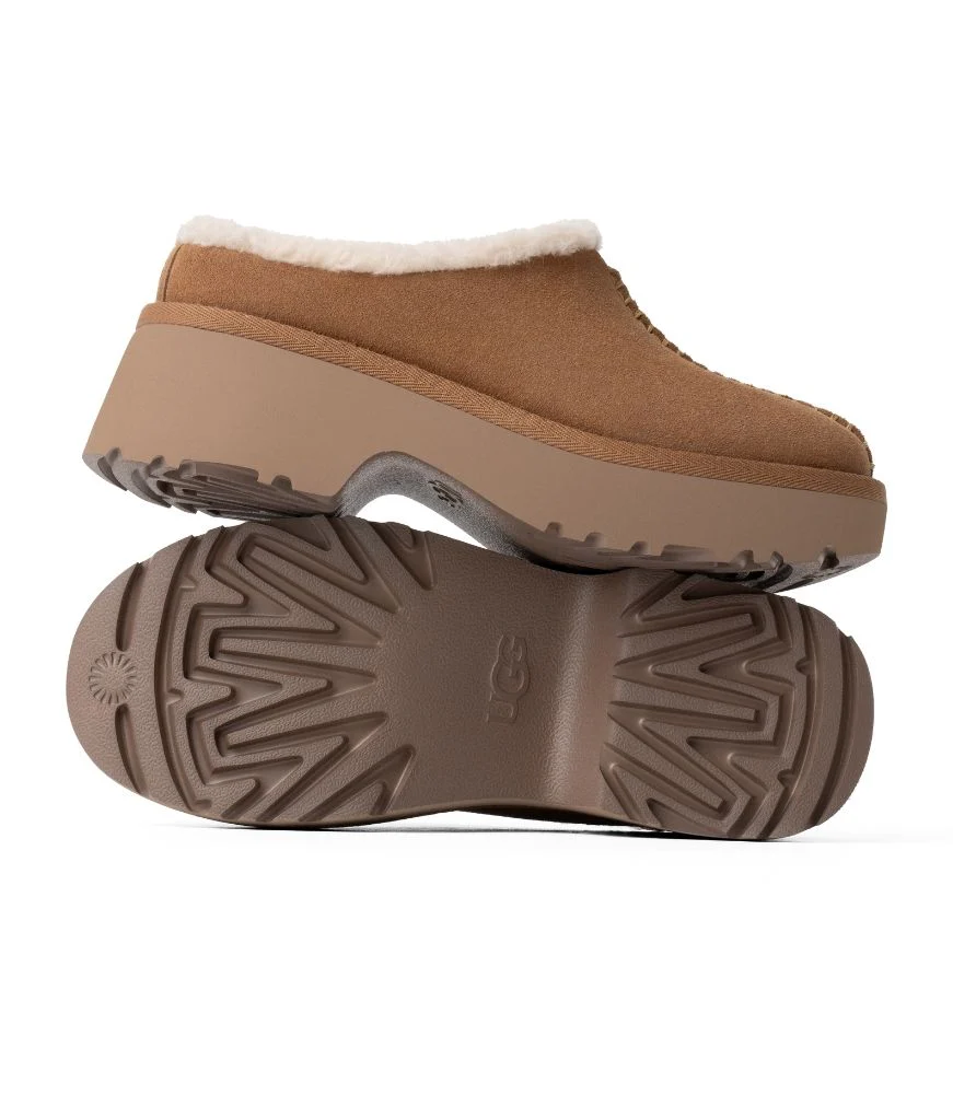 (WMNS) UGG New Heights Cozy Clog 'Chestnut' 1162510-CHE