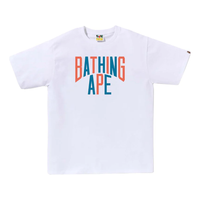 A Bathing Ape Colors NYC Logo T-Shirt 'White' 001TEJ301020MWHT