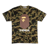 A Bathing Ape Ape Print T-Shirt 'Green' 001CSJ801012MGRN