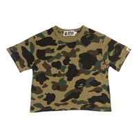 (WMNS) A Bathing Ape 1st Camo Cropped T-Shirt 'Green' 001CSJ802002LGRN