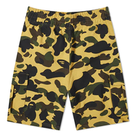 A Bathing Ape 1st Camo 6 Pocket Sweat Shorts 'Yellow' 001SPJ801005MYEL