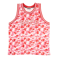 A Bathing Ape Basketball Tank Top 'Pink' 001VTJ801001MPNK