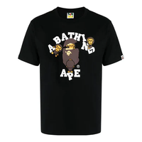 A Bathing Ape College Milo T-Shirt 'Black' 002TEJ801001MBLK