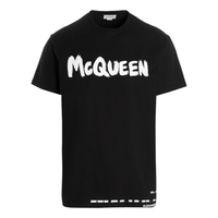 Alexander McQueen Graffiti T-Shirt 'Black' 622104-QTZ57-0901