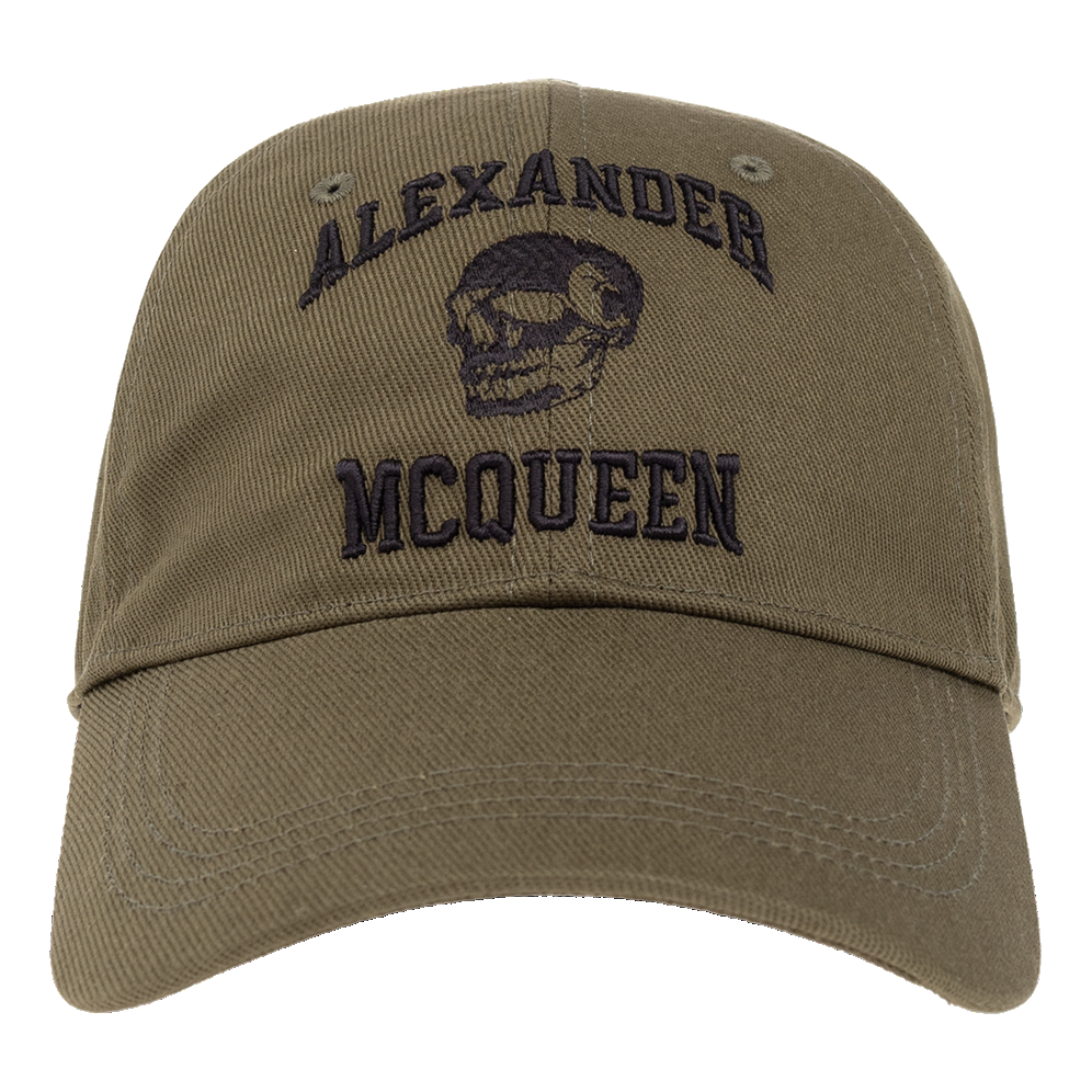 Alexander McQueen Logo Embroidery Cap 'Green' 759450-4105Q-2960