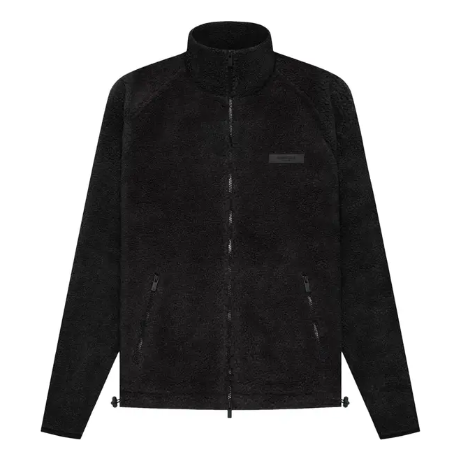 Fear of God Essentials SS22 Polar Fleece Full Zip Jacket 'Iron' FOG-SS22-560