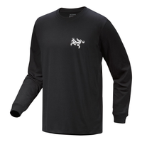 Arc'Teryx Kragg SL Cotton Bird Tile Long Sleeves T-Shirt 'Black' X000009537-BLACK