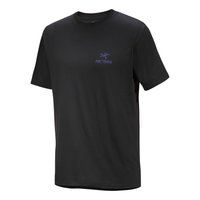 Arc'Teryx Kragg SL Cotton Bird Word T-Shirt 'Black Purple' X000009535-BLACK