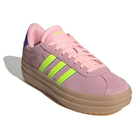 (WMNS) adidas VL Court Bold 'Pink Spark Lucid Lemon' IH8089