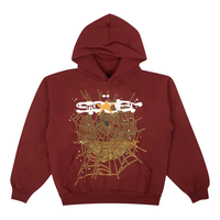 Sp5der Hoodie 'Maroon' 2406-1FW220106H-MARO