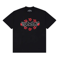 Sp5der Warped T-Shirt 'Black' SP5-REDSTRTEE
