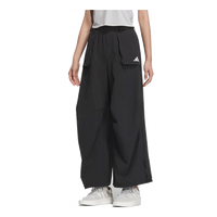 (WMNS) adidas Wide Pants 'Black White' JZ2171