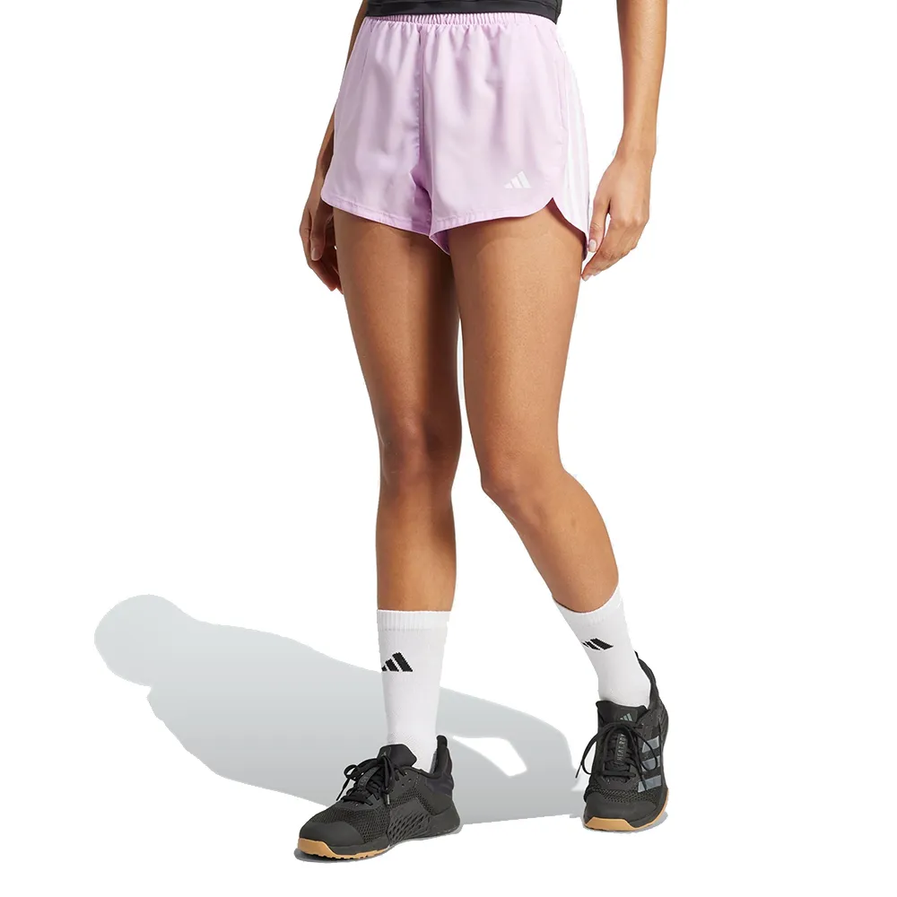 (WMNS) adidas PACER WVN HIGH Shorts 'Pink' JD2290