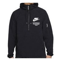 Nike NSW Woven Unlined Anorak Hoodie Asia Sizing 'Black' DN2640-010
