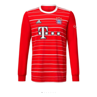 adidas FC Bayern Munich 22/23 L/S Home Jersey 'Red' H64093