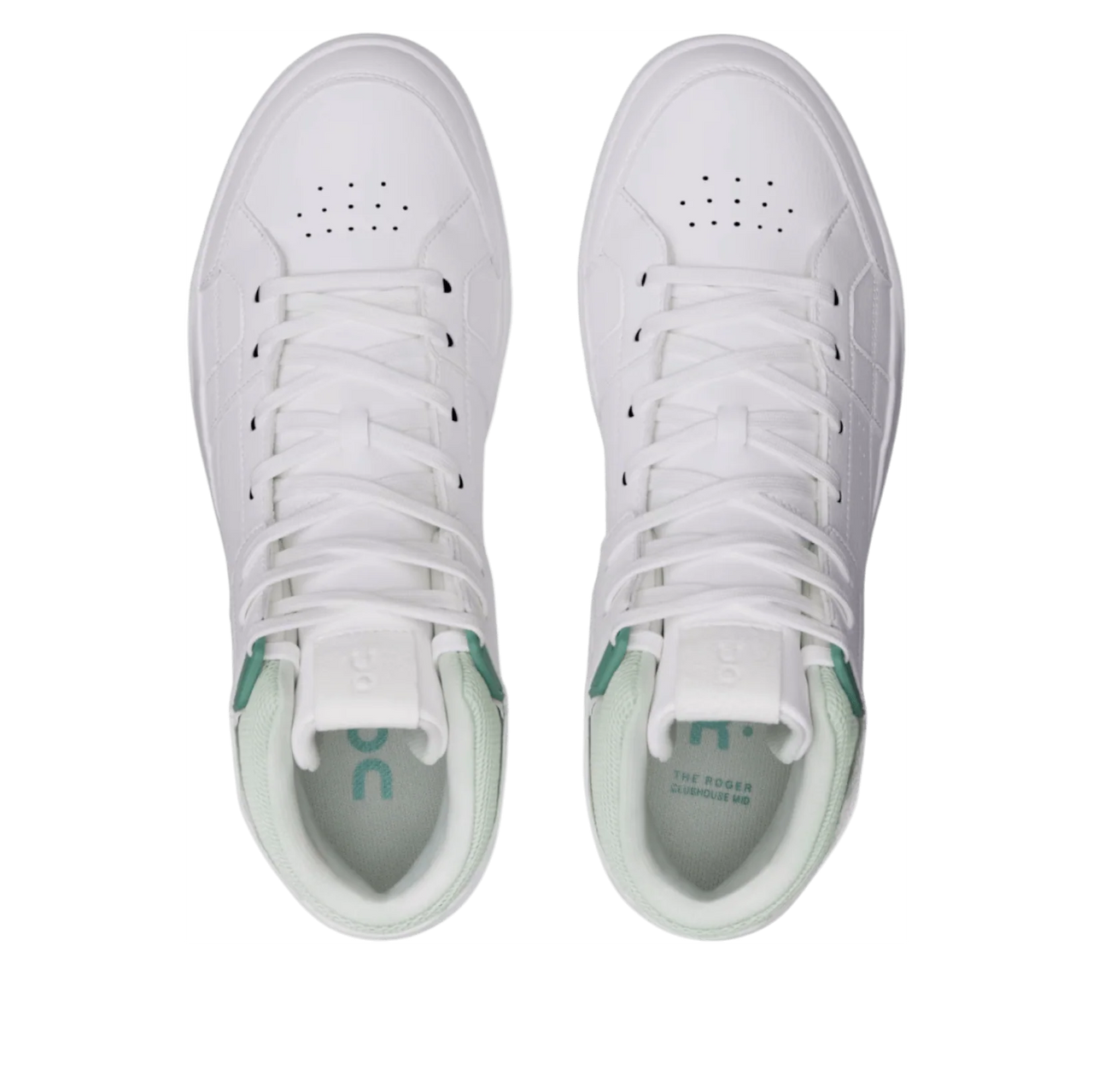 On Running The Roger Clubhouse Mid 'White Green' 3MD11140840