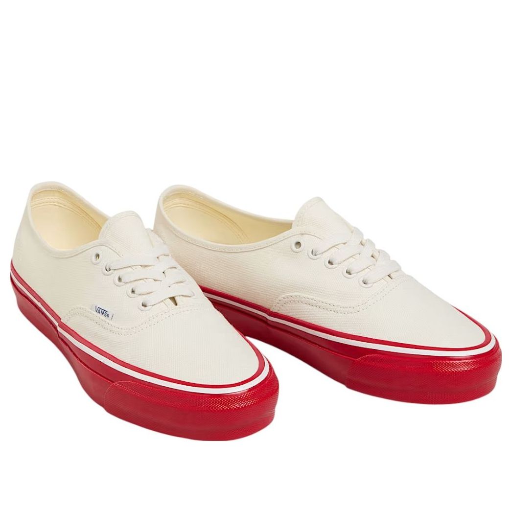 Vans Premium Authentic 'White Red Midsole' VN000EBNYF9