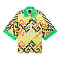 adidas x Chavarria AOP Goalkeeper Jersey Asia Sizing 'Solar Lemon Pure Purple Solar Turbo' KU7799
