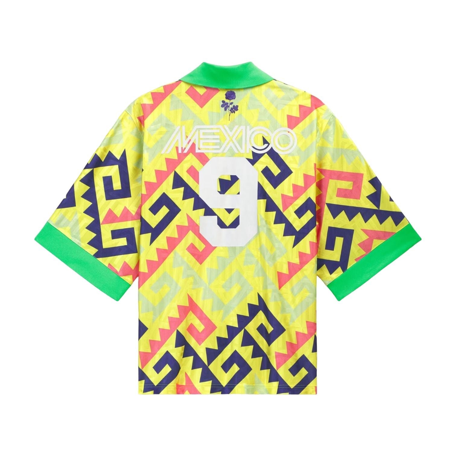 adidas x Chavarria AOP Goalkeeper Jersey Asia Sizing 'Solar Lemon Pure Purple Solar Turbo' KU7799