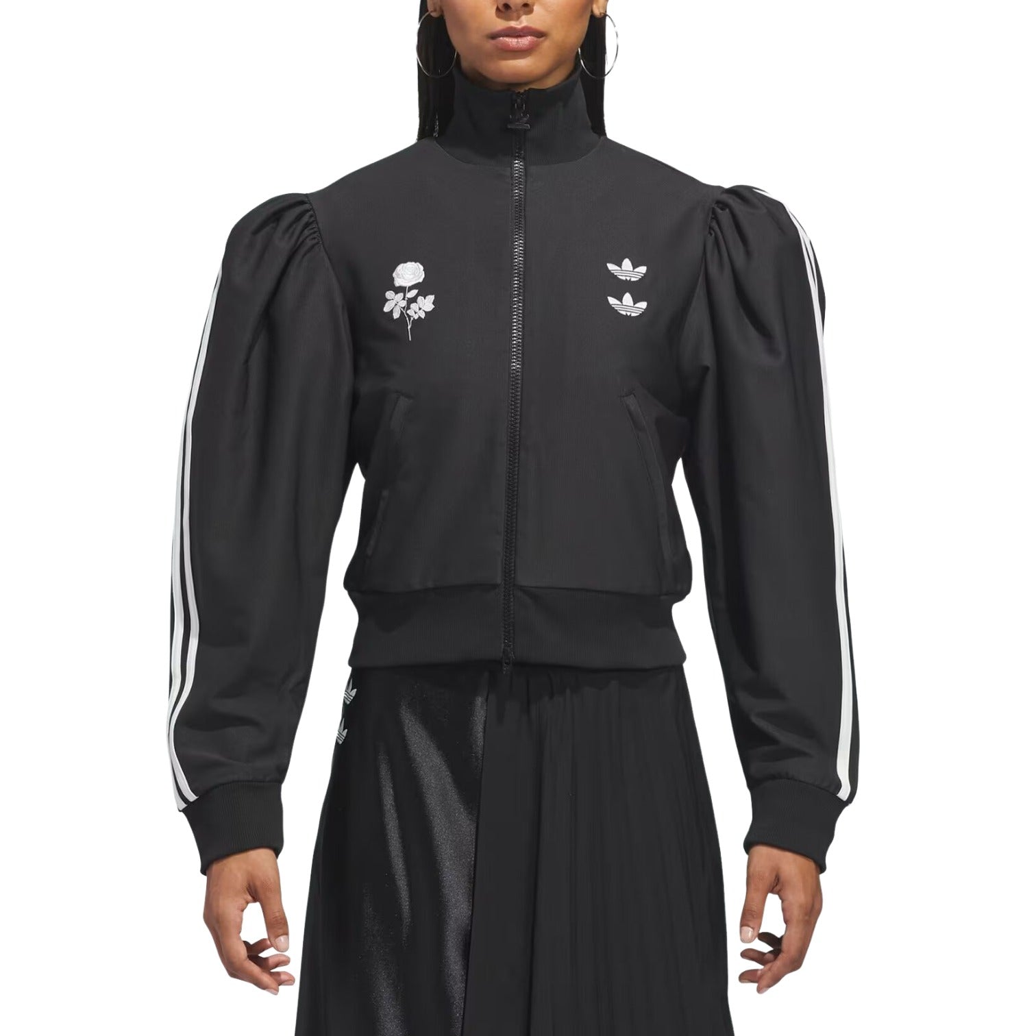(WMNS) adidas x Willy Chavarria Blouse Track Jacket Asia Sizing 'Black' KD9353