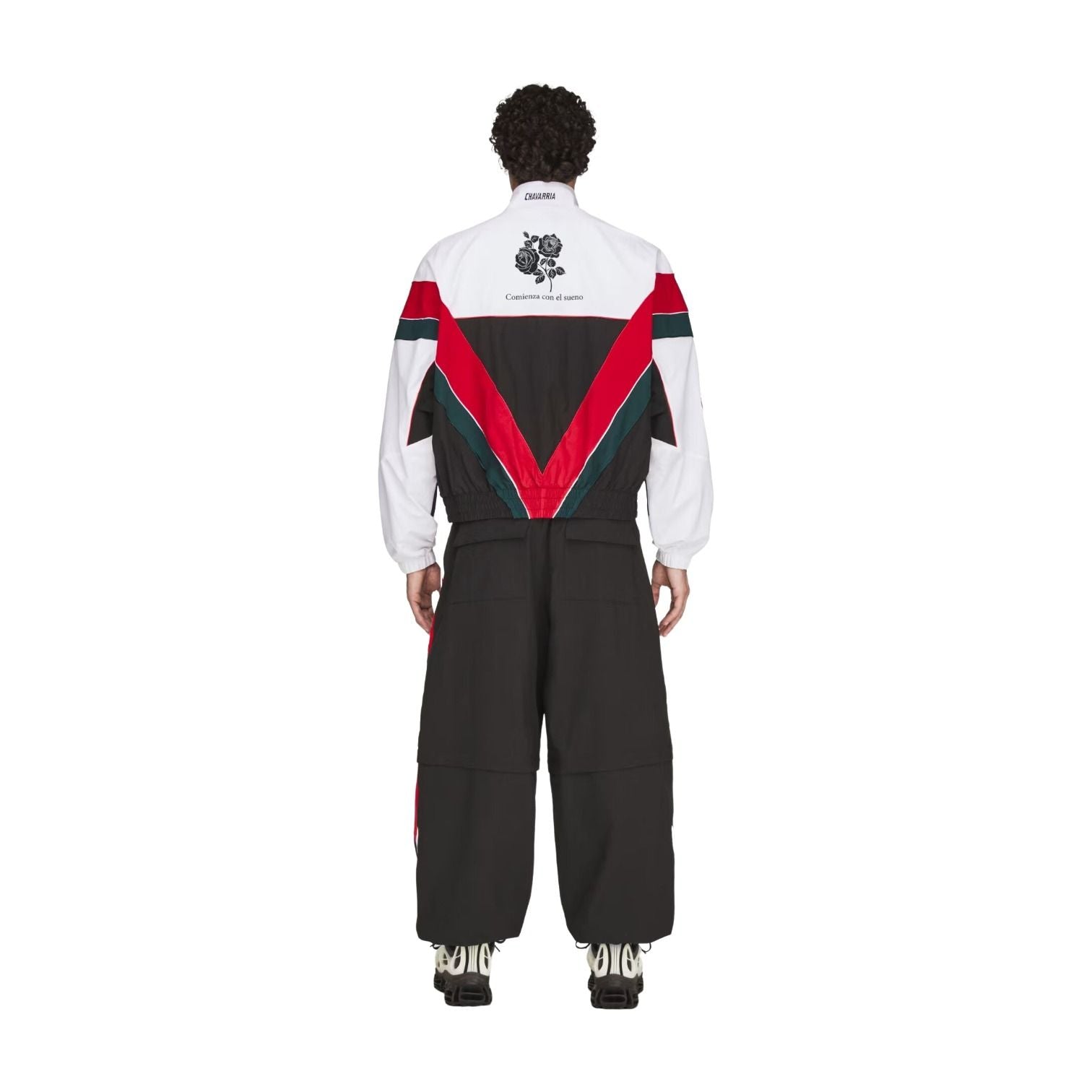 adidas x Chavarria CDM Woven Track Jacket Asia Sizing 'White Black' KU7797