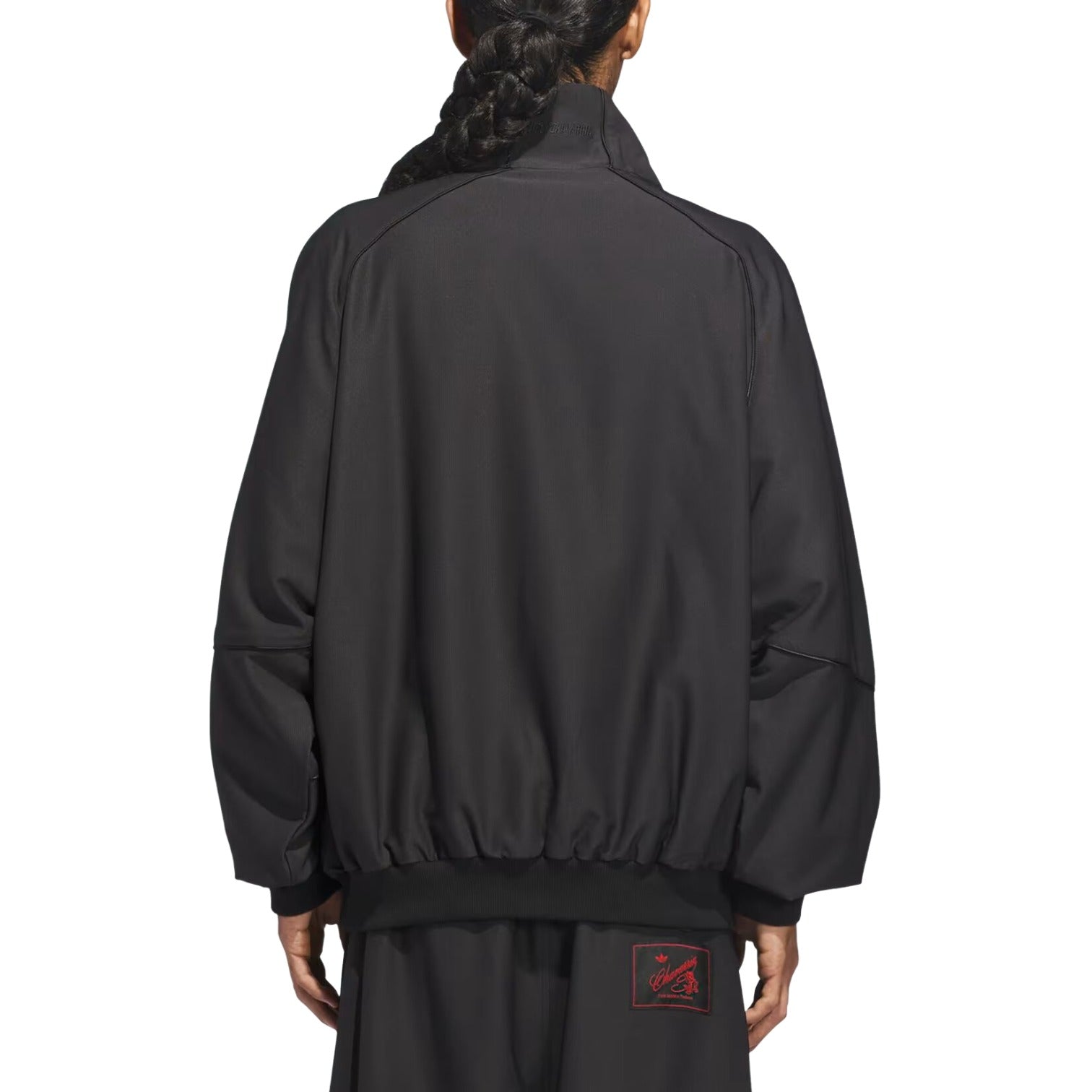 adidas x Willy Chavarria Twill Relaxed Track Jacket 'Black' KD9350