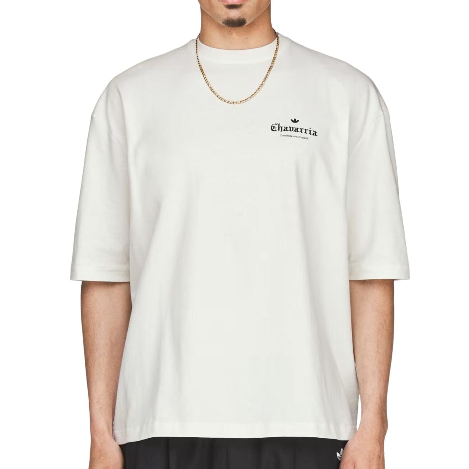 adidas x Chavarria Graphic T-Shirt Asia Sizing 'Off White' KY7707