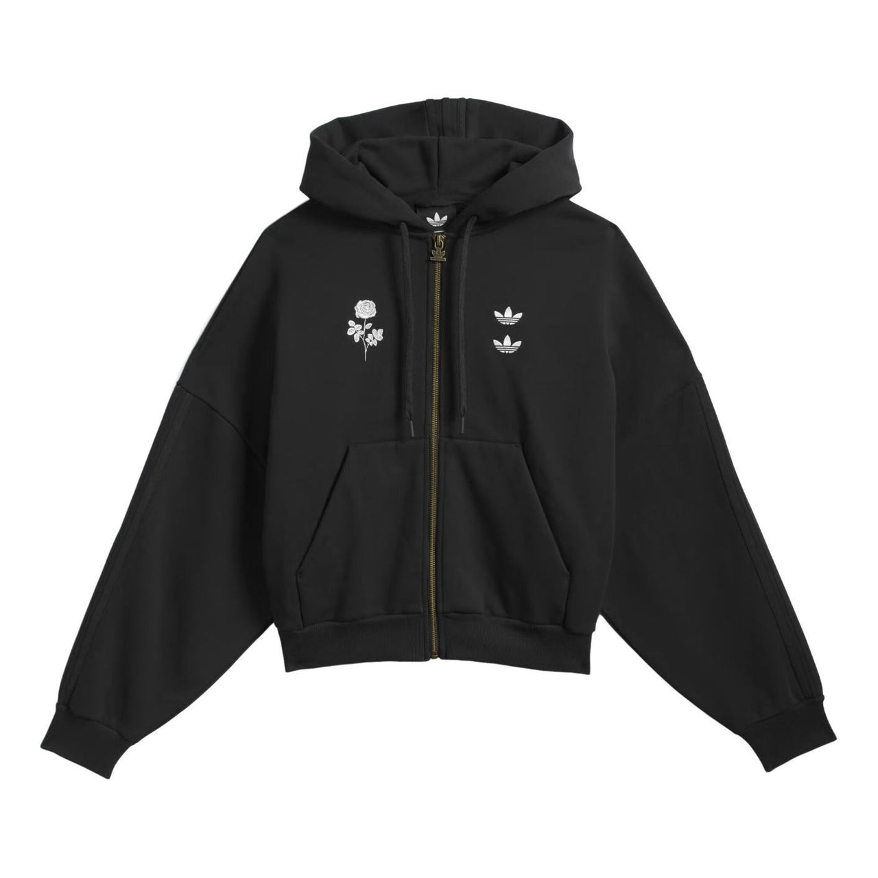 adidas x Willy Chavarria Heavyweight Zip Hoodie 'Black' KD9346