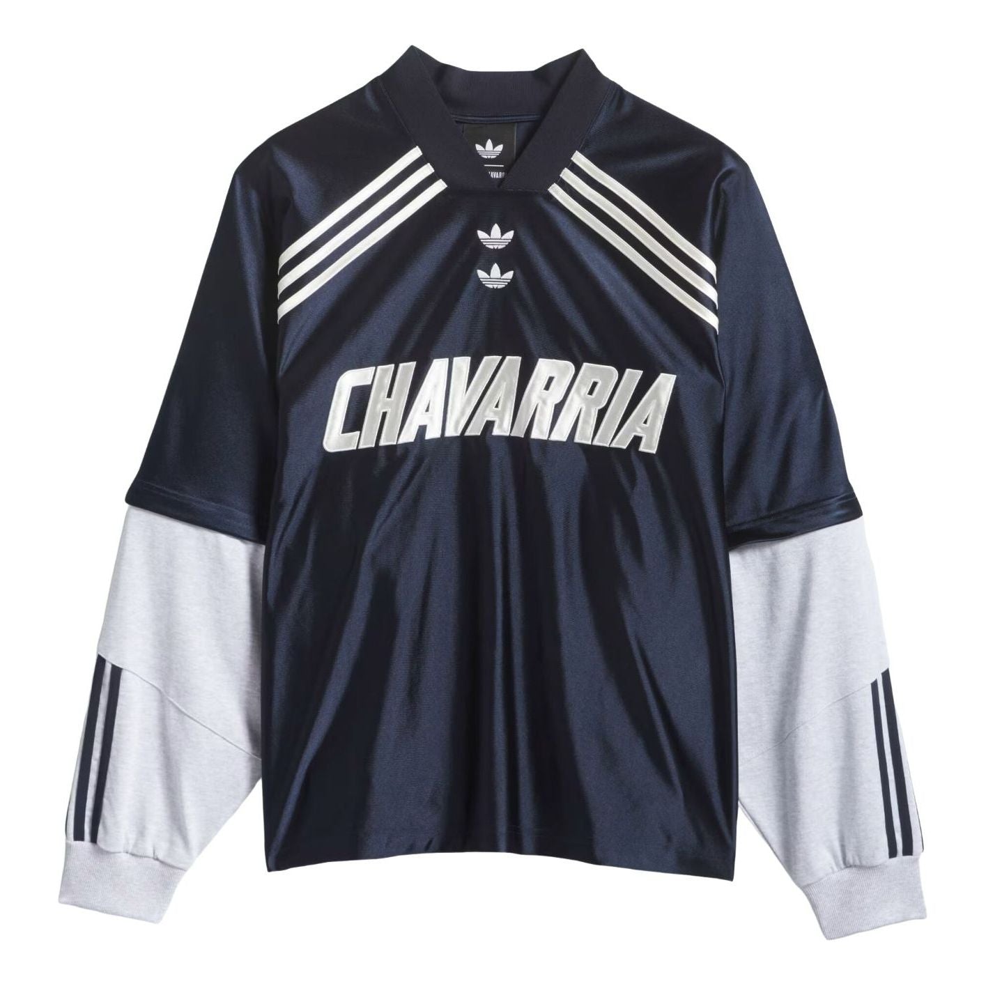 adidas x Willy Chavarria LS Dazzle Jersey 'Legend Ink Light Grey Heather' KD1799