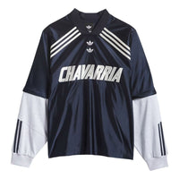 adidas x Willy Chavarria LS Dazzle Jersey 'Legend Ink Light Grey Heather' KD1799