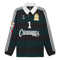 adidas x Chavarria LS Rugby Shirt Asia Sizing 'Black' KV1977