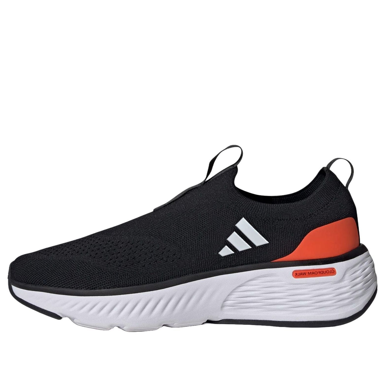 adidas Cloudfoam Go Sock 'Black White Solar Red' ID4036