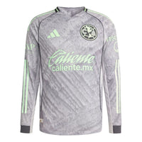 adidas Club America 25/26 Third Authentic Long Sleeve Slim fit Jersey 'Grey Two' KC8851