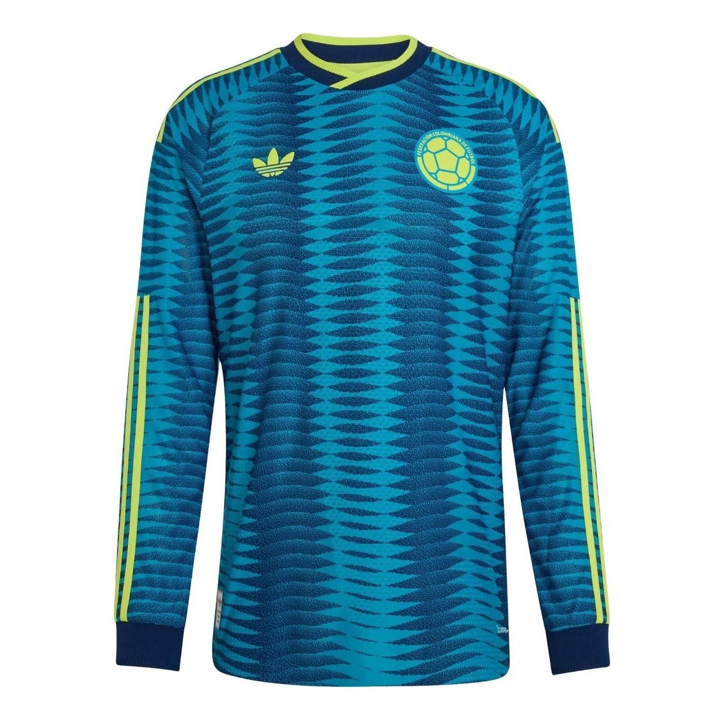 adidas Colombia 2026 Away Authentic Long Sleeve Jersey 'Mystery Petrol Team Navy Blue' JZ8805