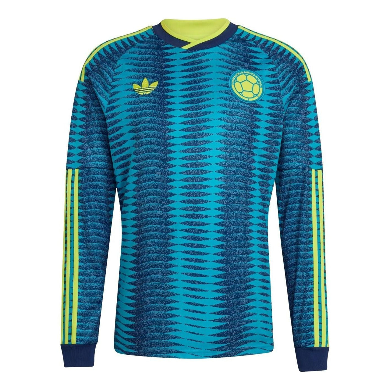 adidas Colombia 2026 Away Long Sleeve Jersey 'Mystery Petrol Team Navy Blue' JZ8804